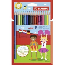 Моливи Stabilo Color – 18 цвята -1